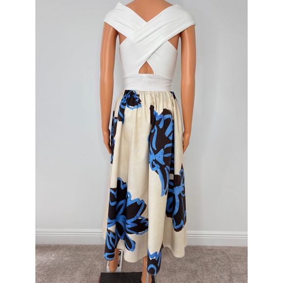 Fashion Nova Criss Cross Off The Shoulder Wrap Top Cutout Back Knit Bodice - Picture 11 of 12